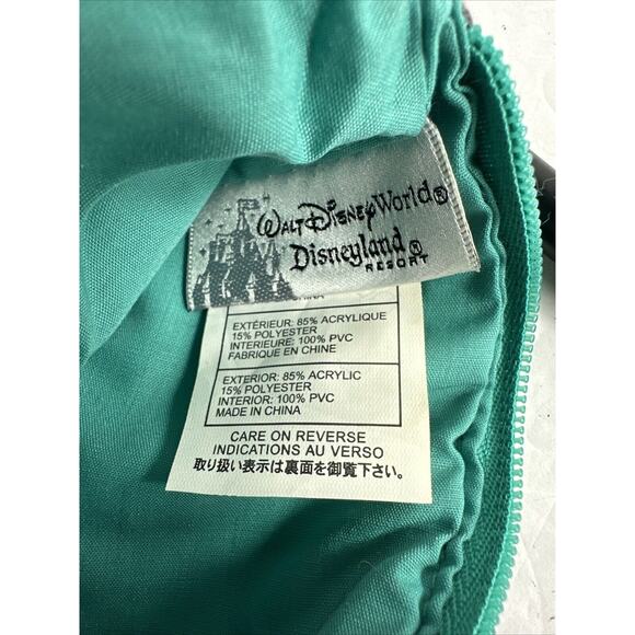 Walt DisneyWorld Disneyland Tinkerbell Wallet Multi Colored Plaid 4” X 6” GUC - Picture 10 of 16